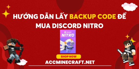Hướng dẫn lấy backup code để gửi cho shop khi đặt mua discord nitro